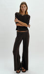 Suzie Kondi LITO LOW RISE FLARE PANTS at Romi Boutique