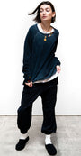 FREECITY FLAP/SNAP CASHMERE WOOL PANT LOROPIANA at Romi Boutique