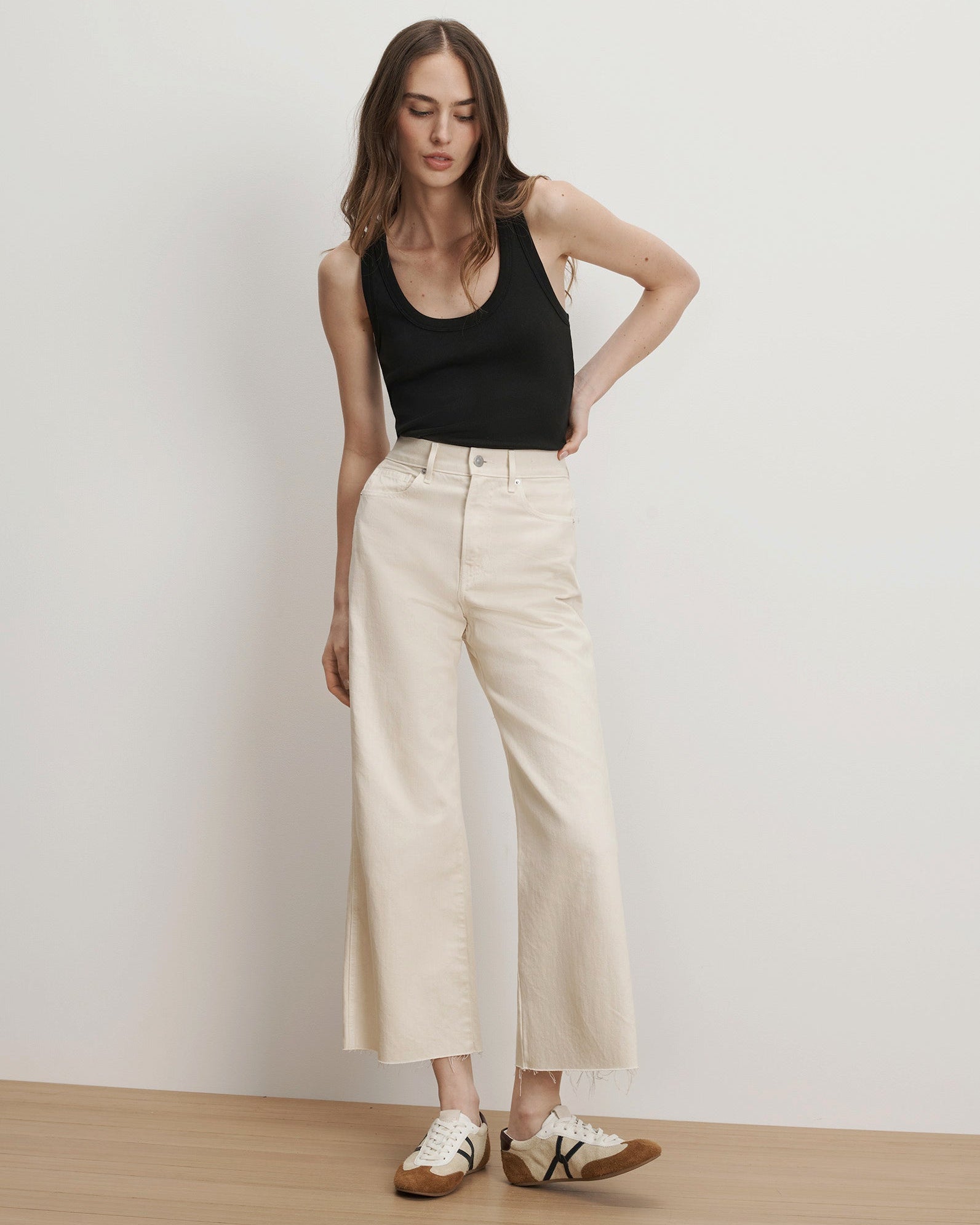 Veronica Beard Birke Scoopneck Tank Top at Romi Boutique