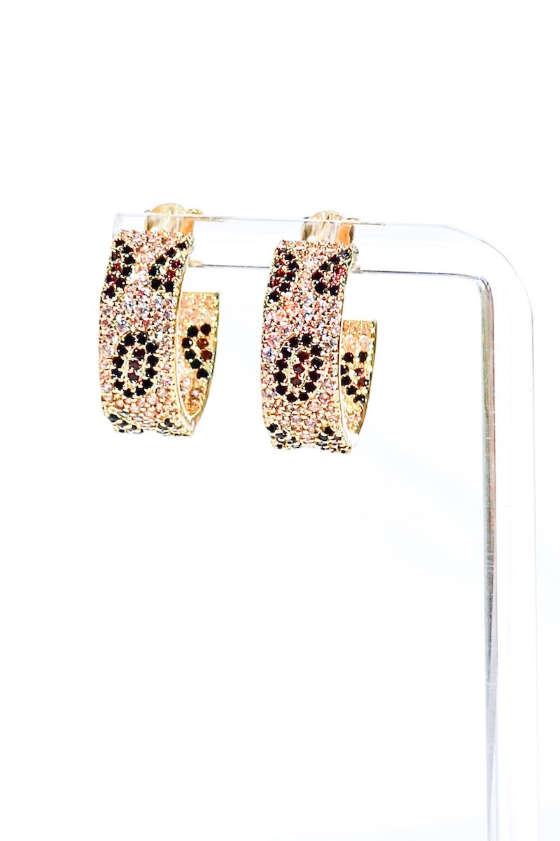 MANEATER HOOPS IN CHAMPAGNE LEOPARD
