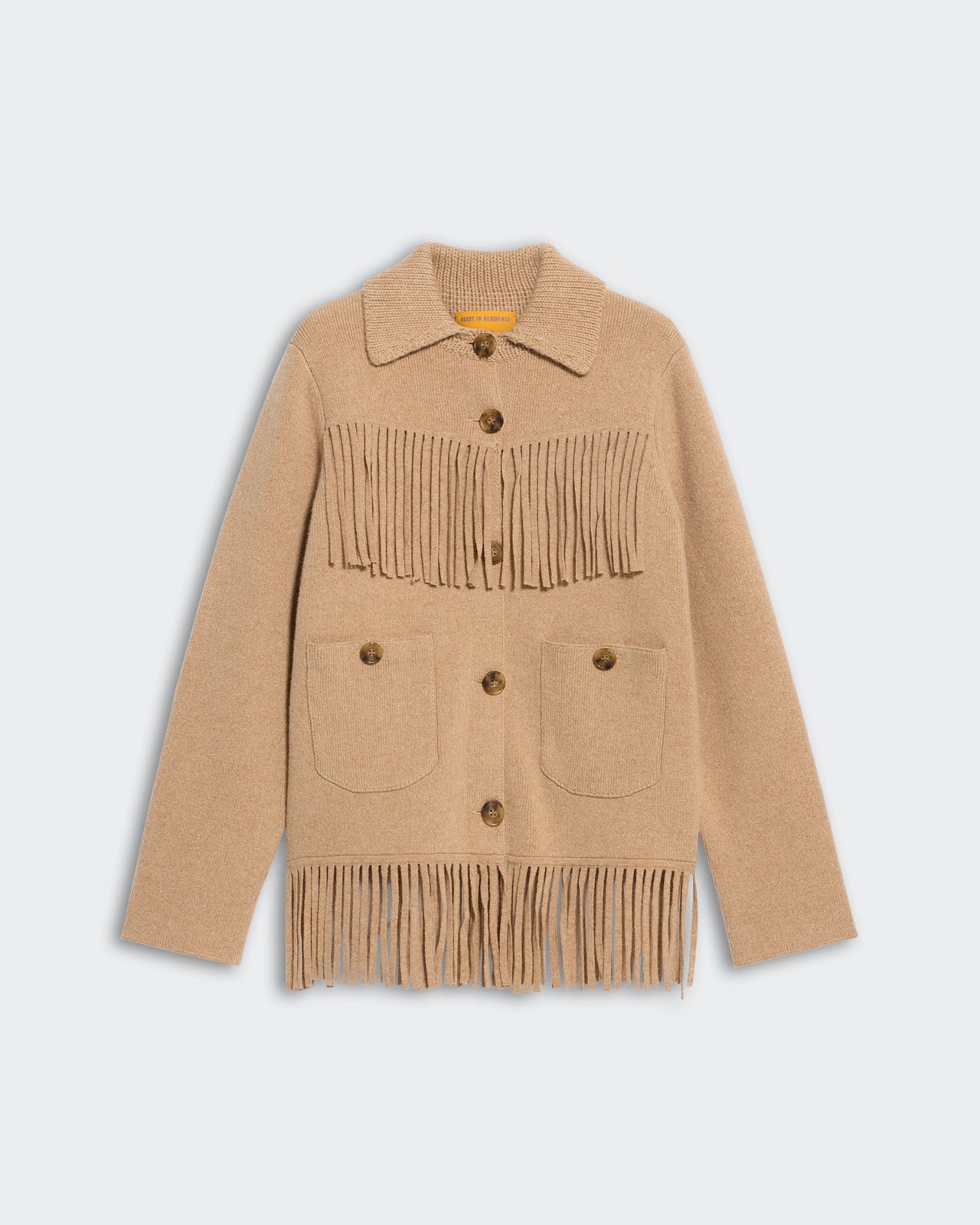 WESTERN FRINGE JACKET IN DUNE