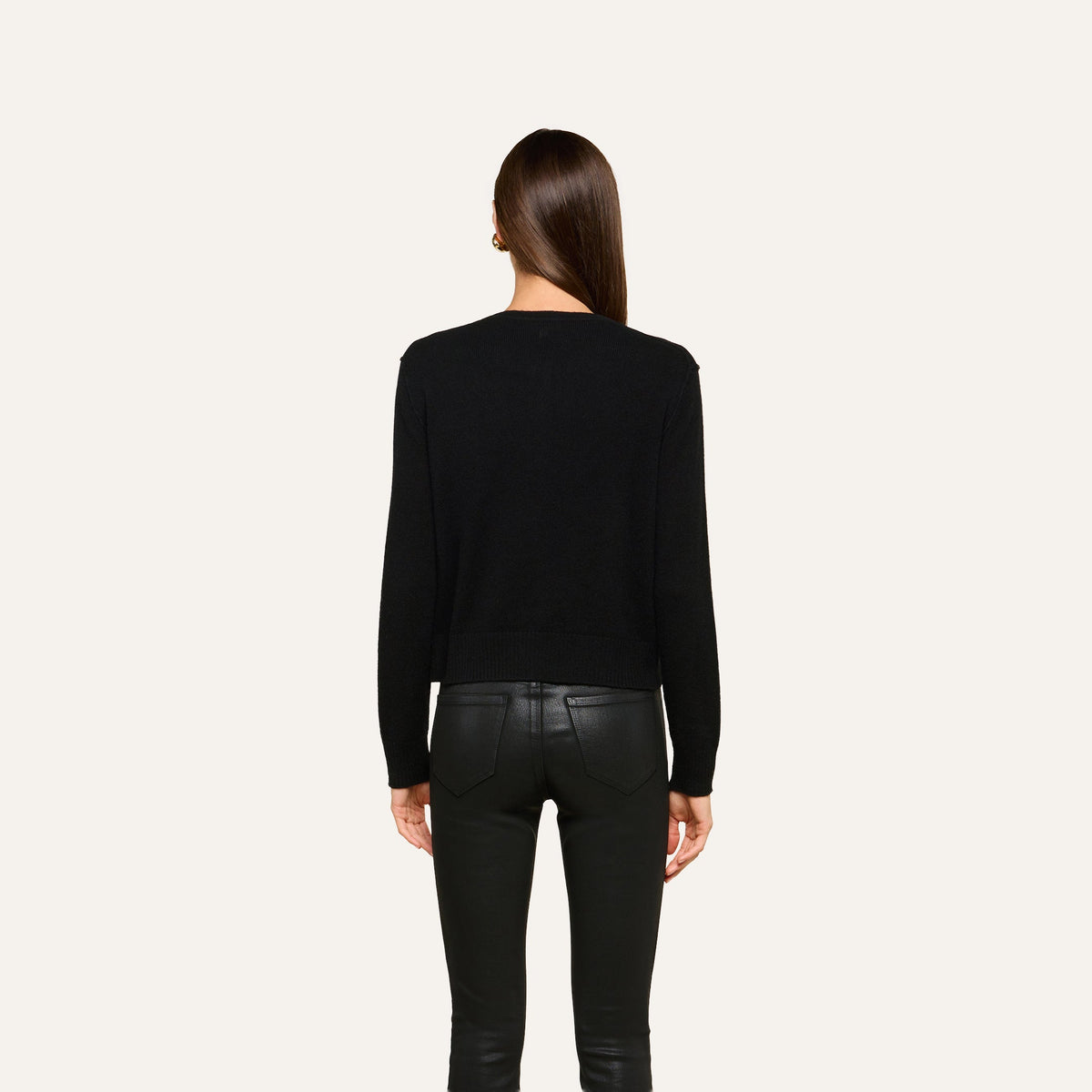 L'Agence Malone Cashmere Cardigan at Romi Boutique