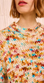 Ulla Johnson MAUDE MULTICOLOR KNIT PULLOVER at Romi Boutique