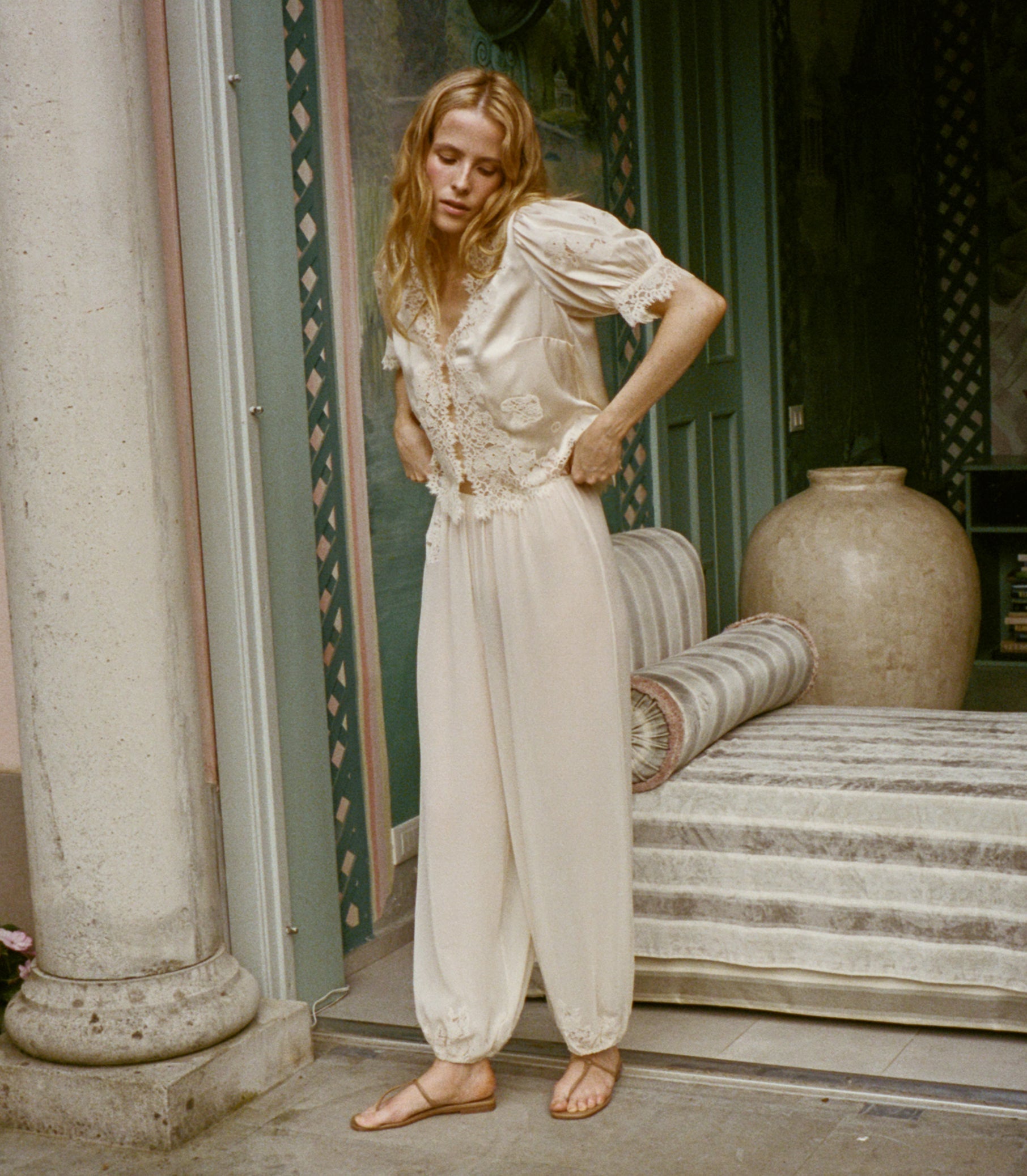 Idella Silk Satin Top