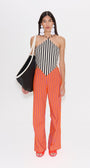 SIMON MILLER KIT POPLIN TIE TOP at Romi Boutique