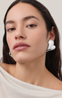 Jenny Bird Mega Art Heart Symmetrical Button Earrings at Romi Boutique