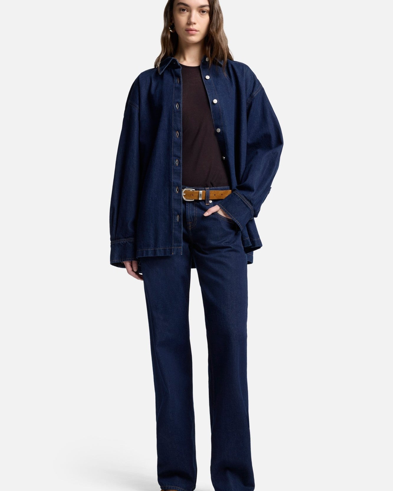 7 For All Mankind Low Straight at Romi Boutique