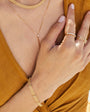 EF Collection Diamond Bar Mesh Bracelet at Romi Boutique