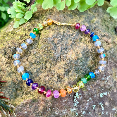 RAINBOW BRACELET IN LABRADORITE