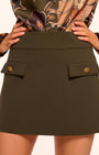 Ramy Brook Douglas Tailored Mini Skirt at Romi Boutique