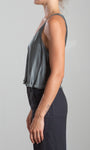PHARAOH MAGGIE TANK IN VINTAGE SATIN NORI at Romi Boutique