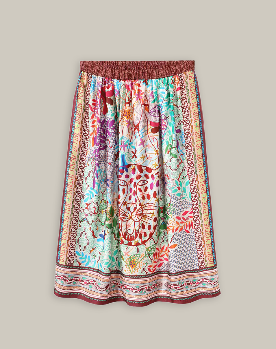 VANESSA MIDI SKIRT IN SHIPIBO