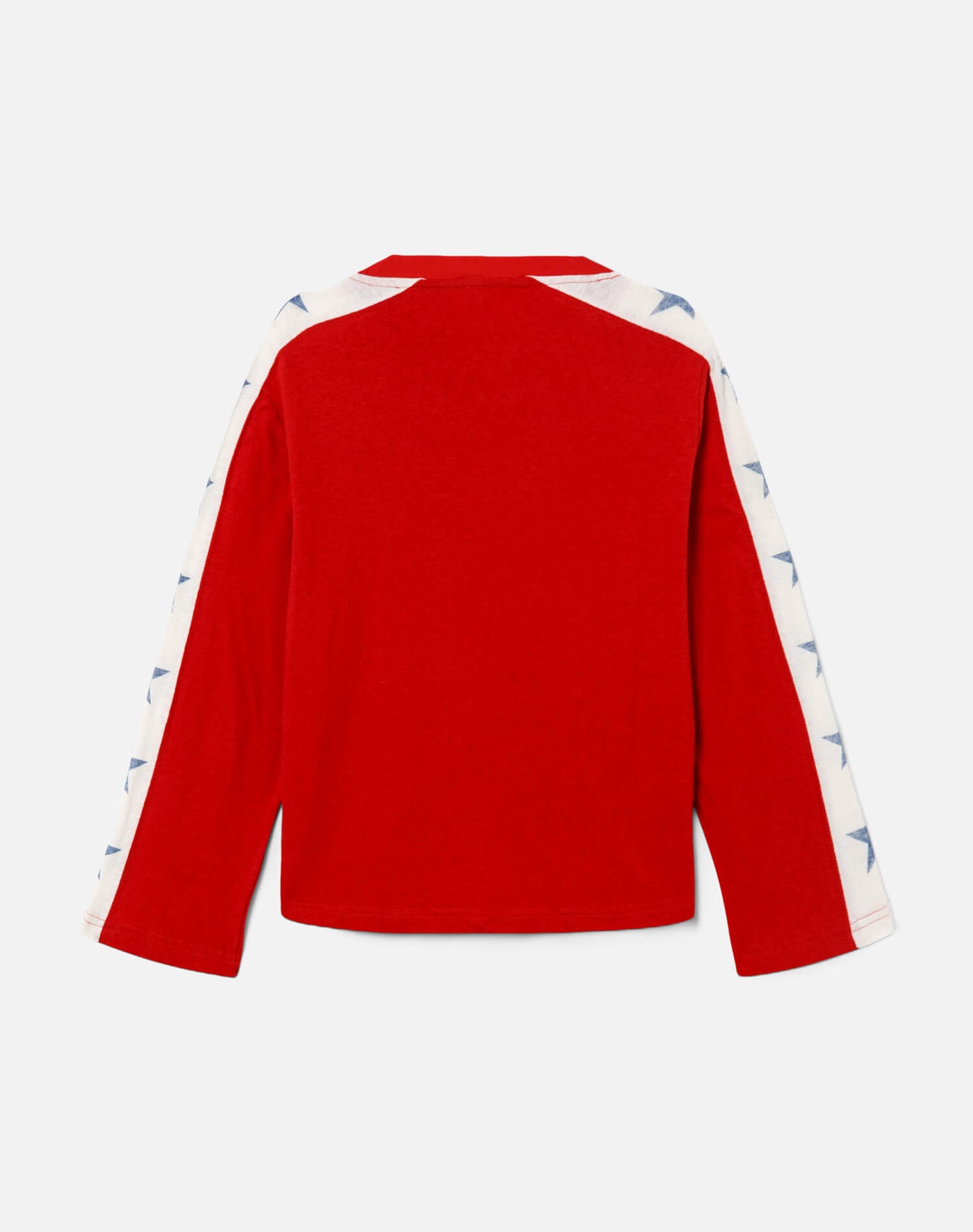 STAR CONTRAST LS JERSEY IN CRIMSON