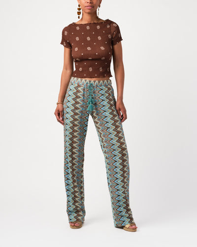 BLAIRE PANT IN BLUE MULTI