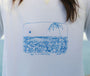 CATHERINE GEE Embroidered Sweatshirt "This is a Lifestyle" at Romi Boutique
