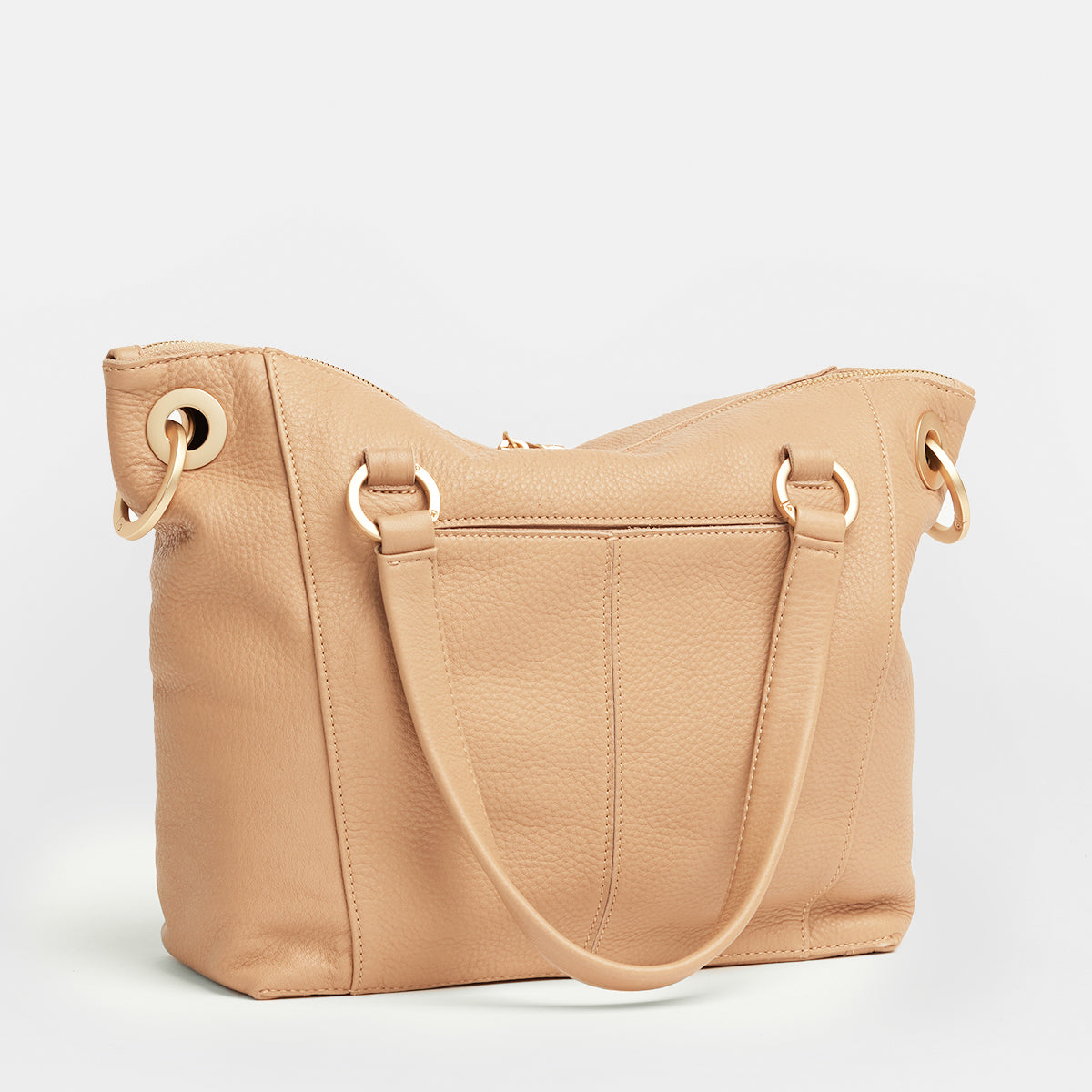 DANIEL MED IN TOAST TAN/BRUSHED GOLD - Romi Boutique