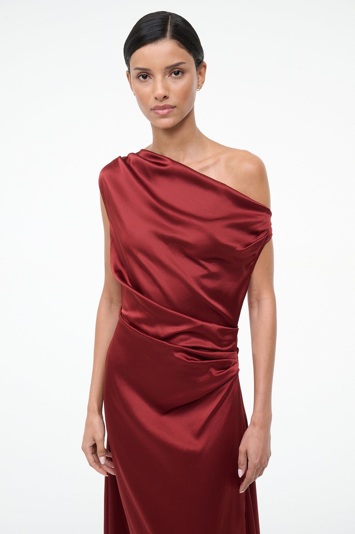 Staud PHARE SILK MAXI DRESS at Romi Boutique