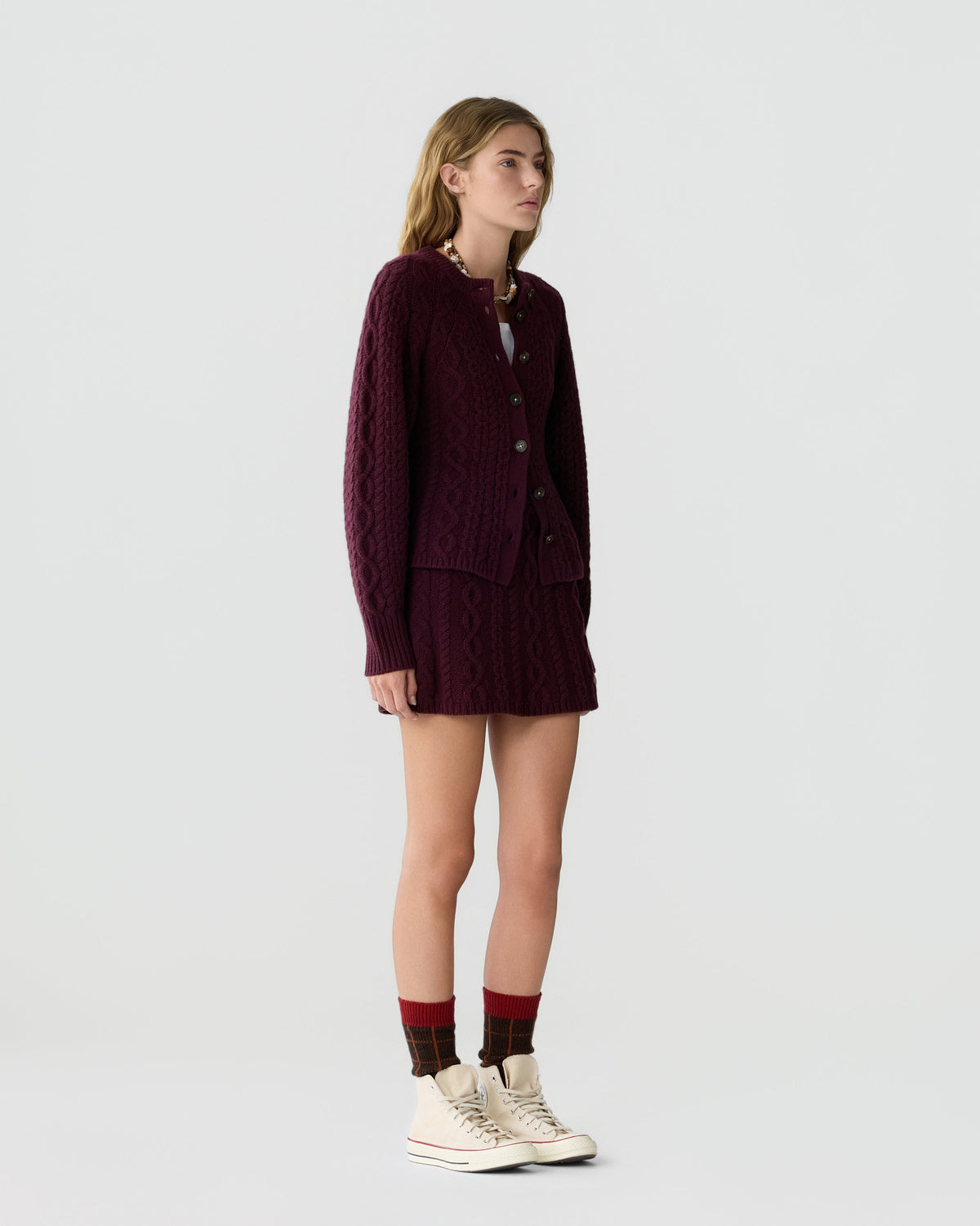 Cable Sculpted Cardigan