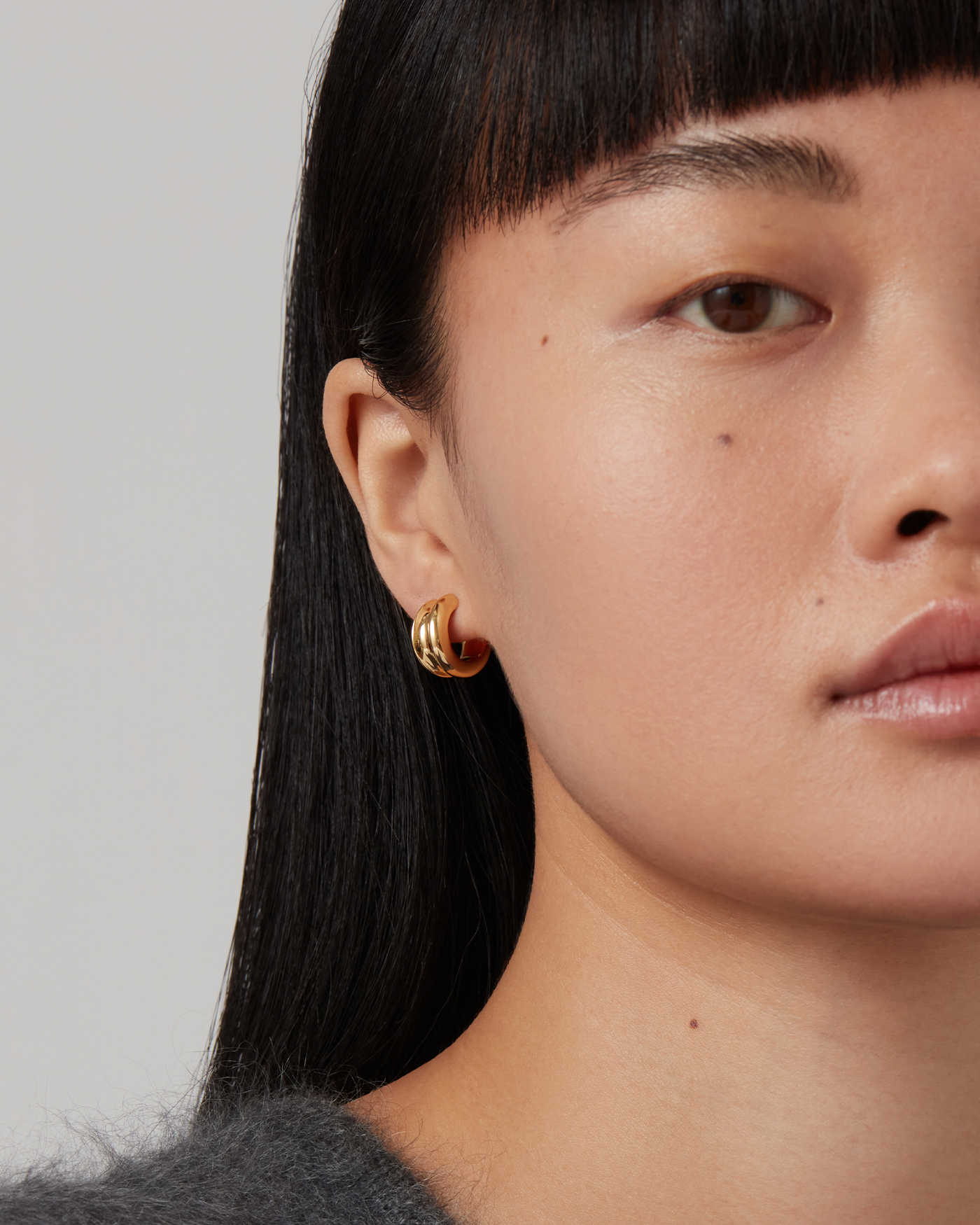 Jenny Bird Mini Lennon Hoop Earrings at Romi Boutique