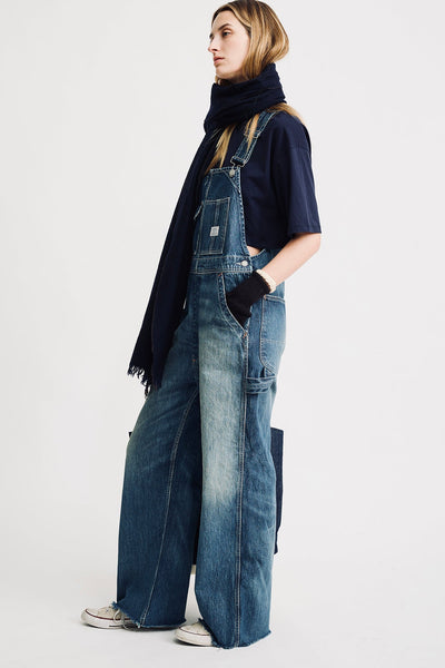 SLOUCH BIB OVERALL IN ESHER BLUE
