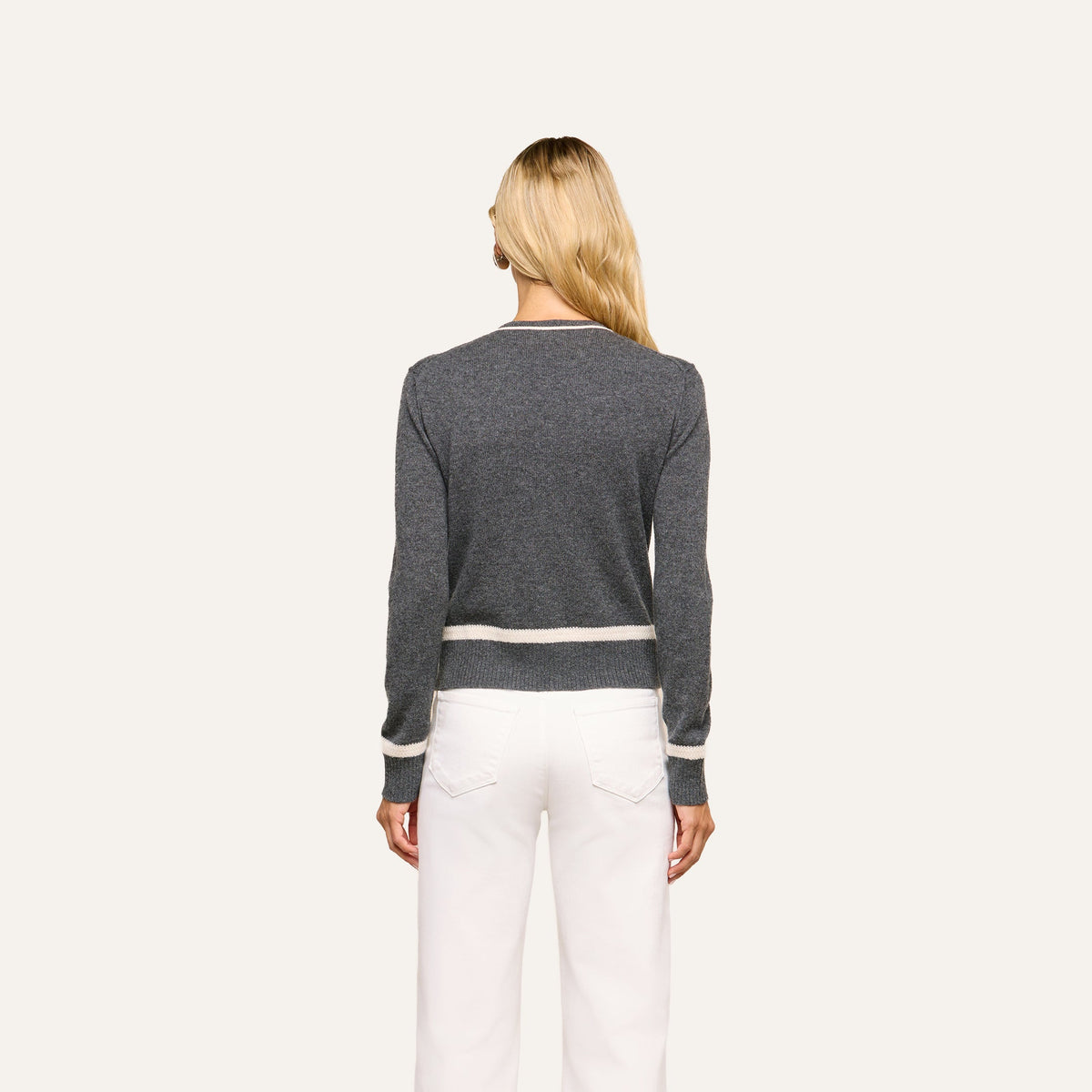 L'Agence Malone Cashmere Cardigan at Romi Boutique