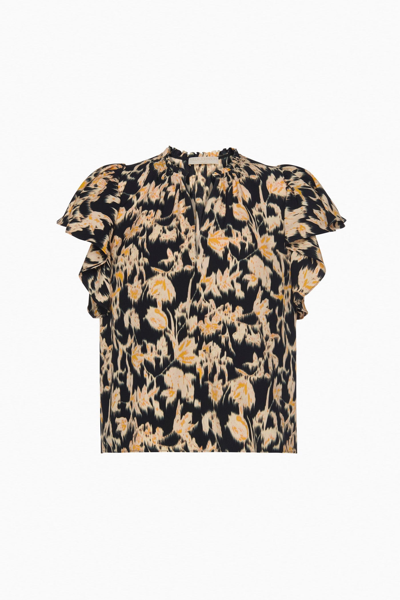 LILO FLUTTER SLEEVE BLOUSE IN TOURMALINE