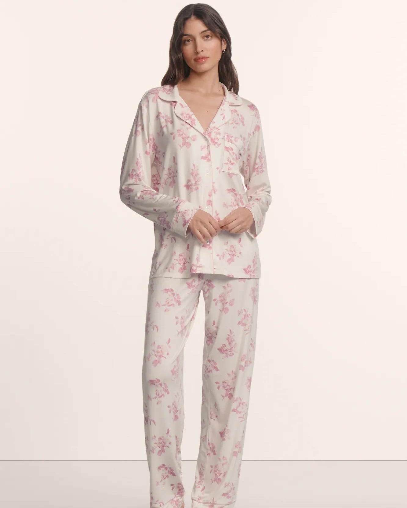 Eberjey Giselle Printed Long PJ Set at Romi Boutique