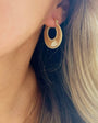 Romi FREEDOM HOOPS IN YELLOW GOLD at Romi Boutique