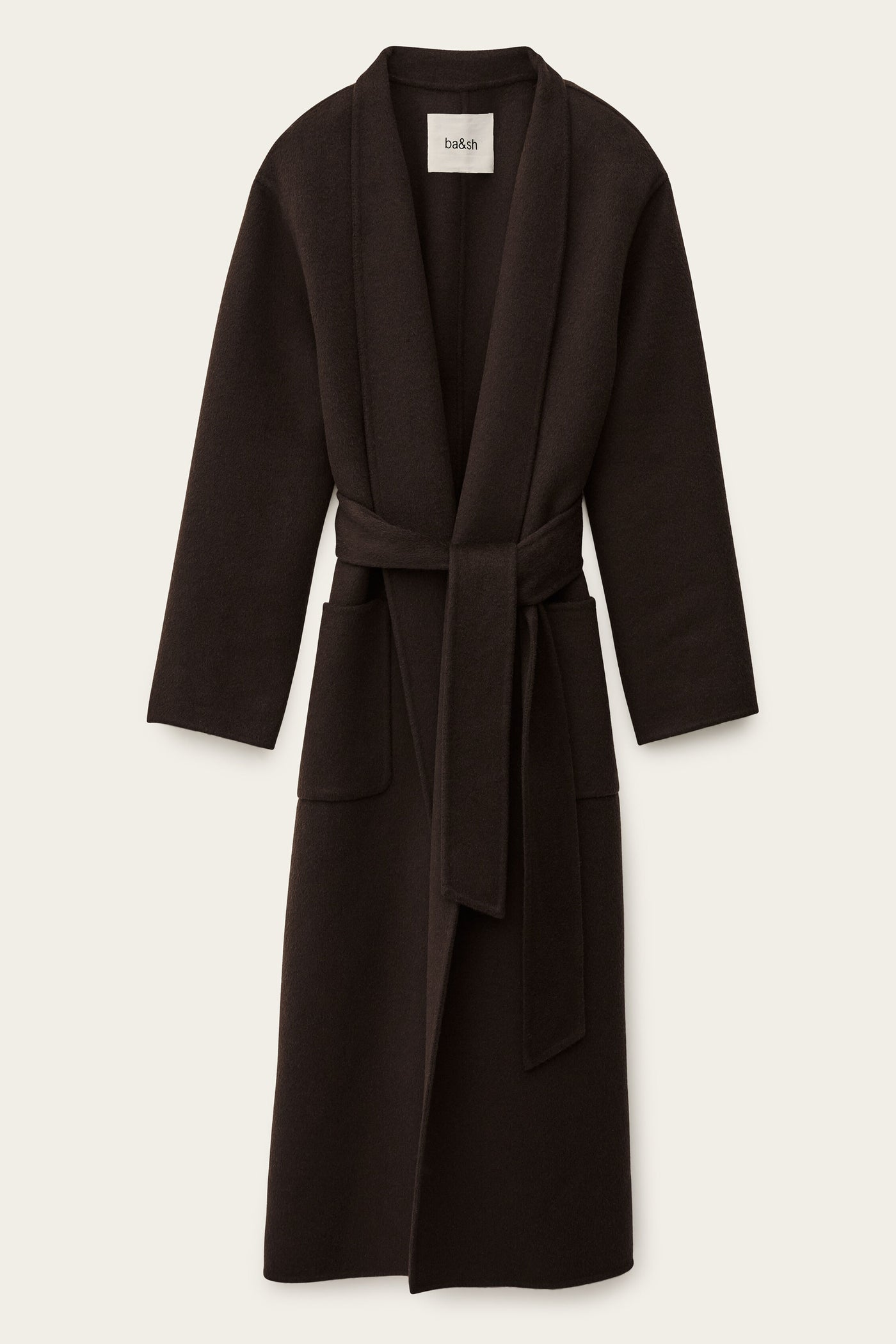 KAY COAT IN MARRON
