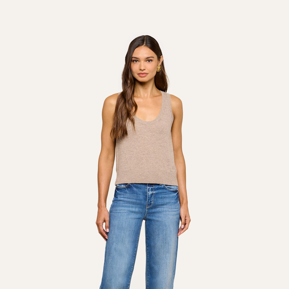 L'Agence Filou Cashmere Tank at Romi Boutique