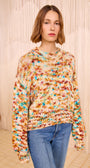 Ulla Johnson MAUDE MULTICOLOR KNIT PULLOVER at Romi Boutique