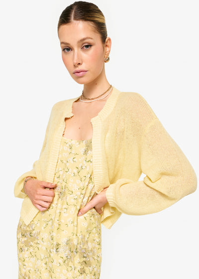 SYBIL CARDIGAN IN YUZU