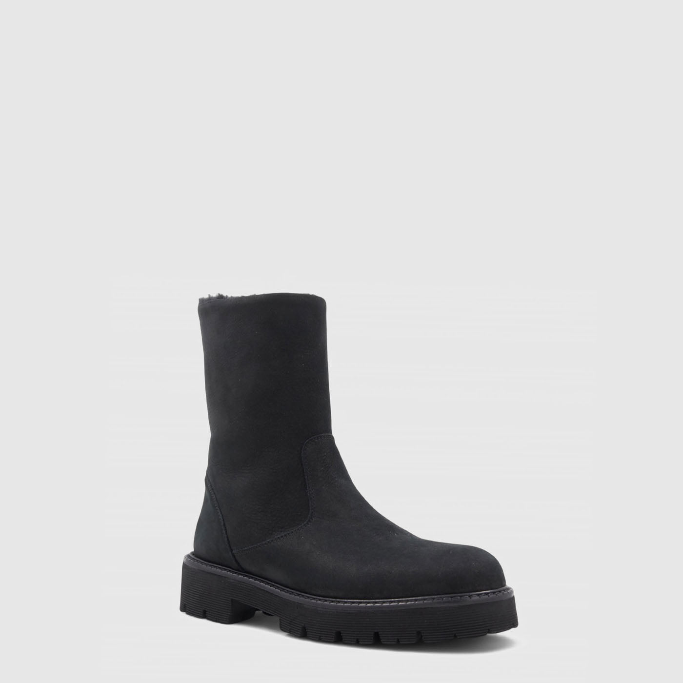 Aquatalia ELOISE IN BLACK NUBUCK at Romi Boutique