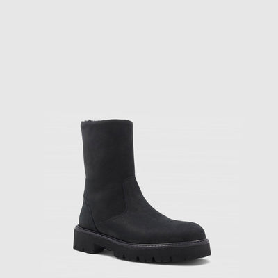 ELOISE IN BLACK NUBUCK - Romi Boutique