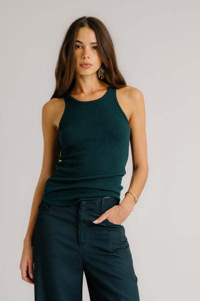 JAMEELA RACERBACK RIB TANK IN SACRAMENTO
