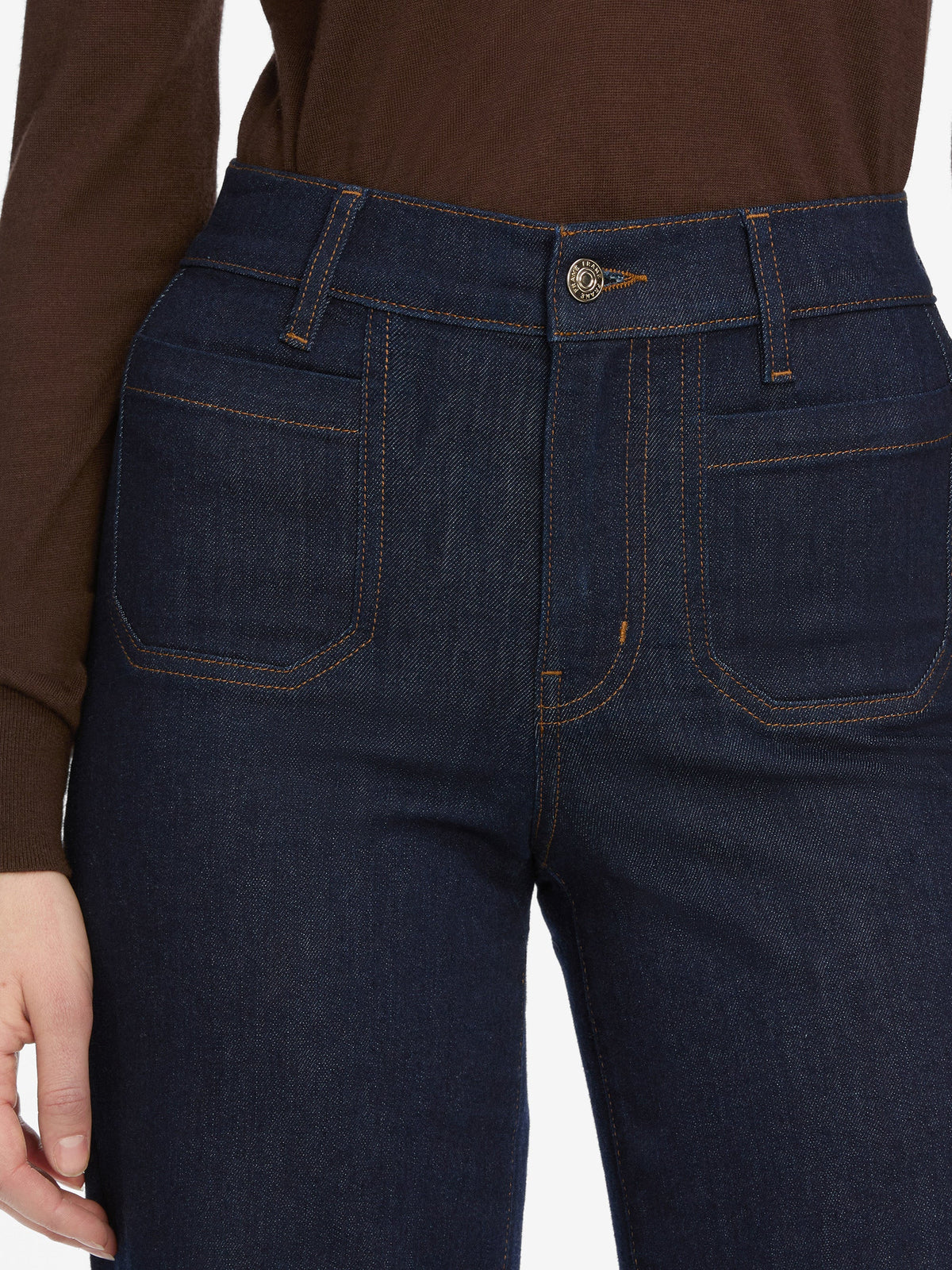 Frame Le Slim Palazzo Modernist Pocket Jean at Romi Boutique