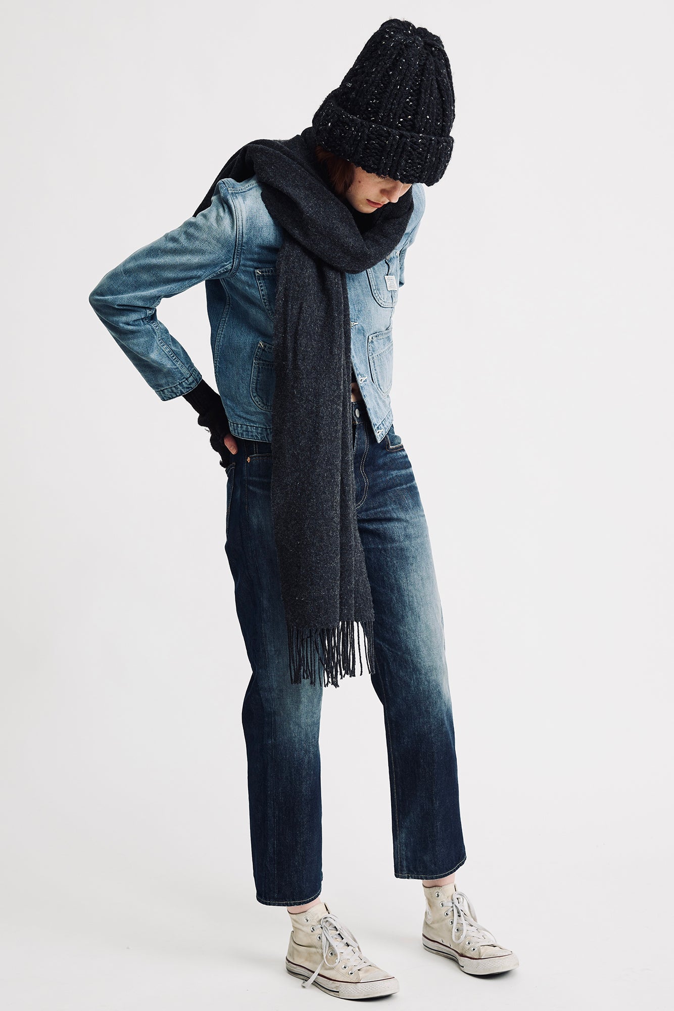 LINDSAY SLIM BOYFRIEND JEAN IN DEWITT BLUE