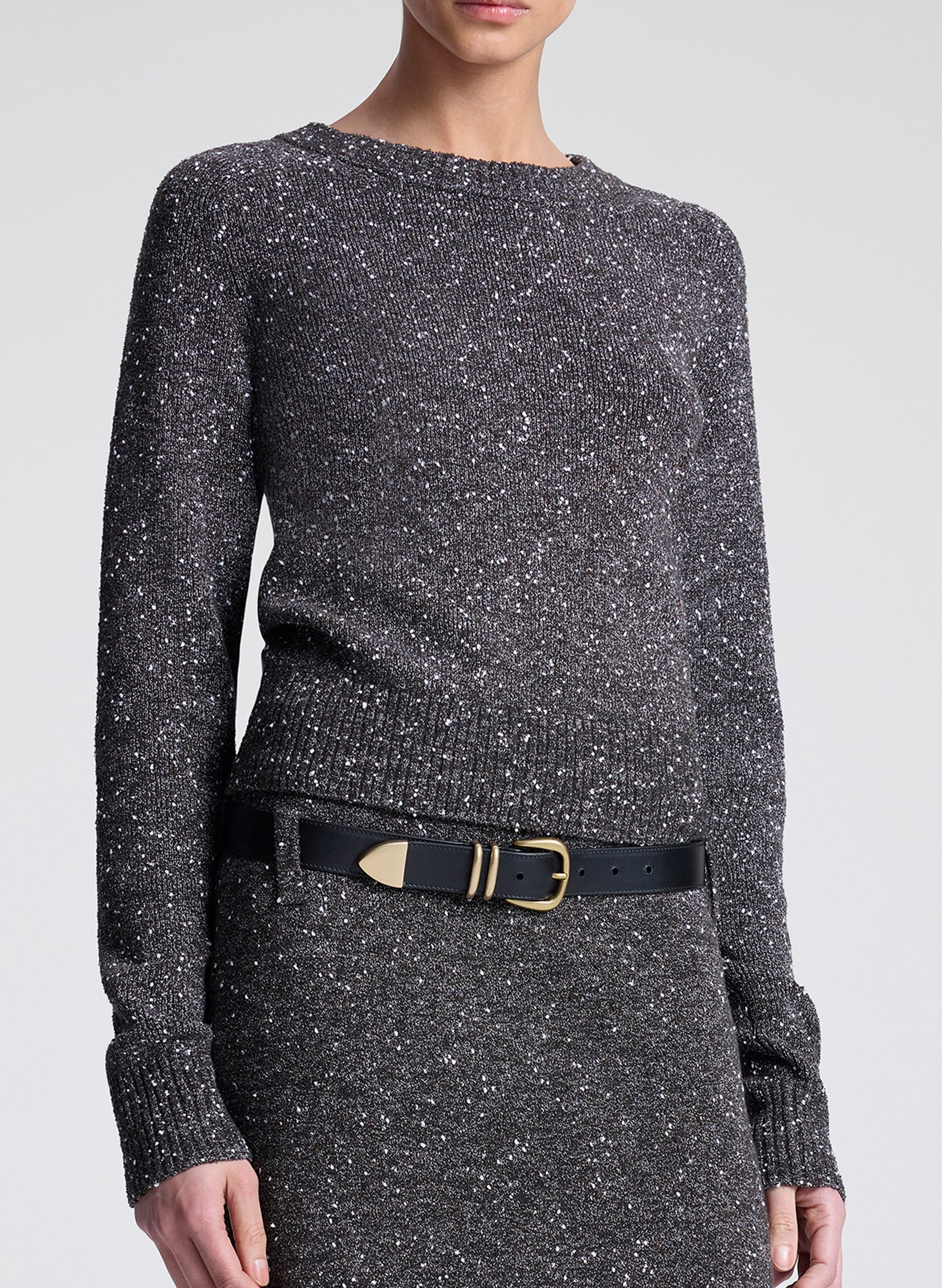 A.L.C Zoe Boucle Tweed Sweater at Romi Boutique