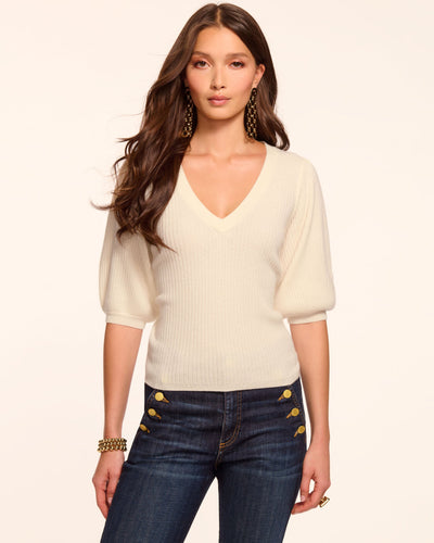 CASSIDEE CASHMERE SWEATER IN IVORY