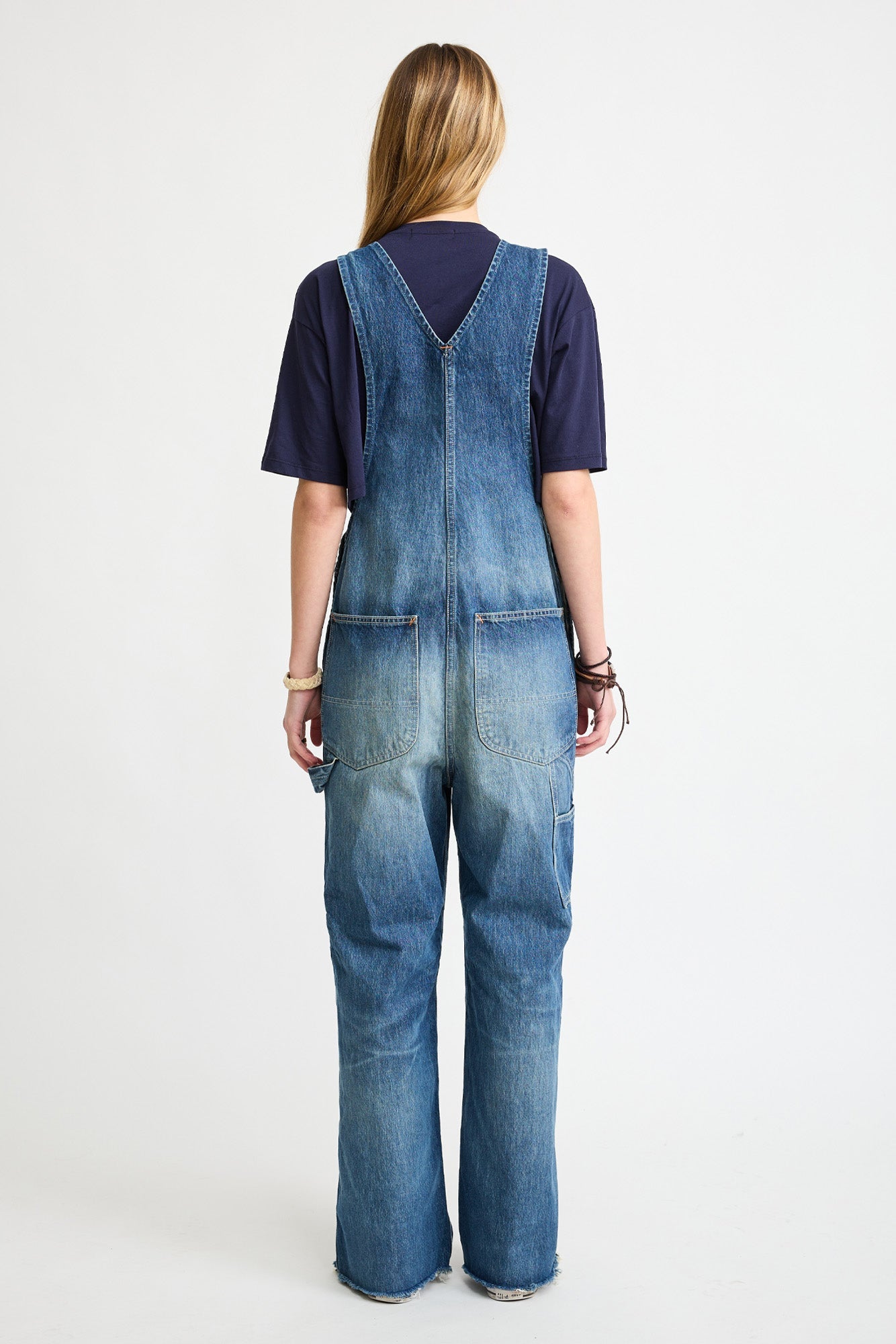 SLOUCH BIB OVERALL IN ESHER BLUE
