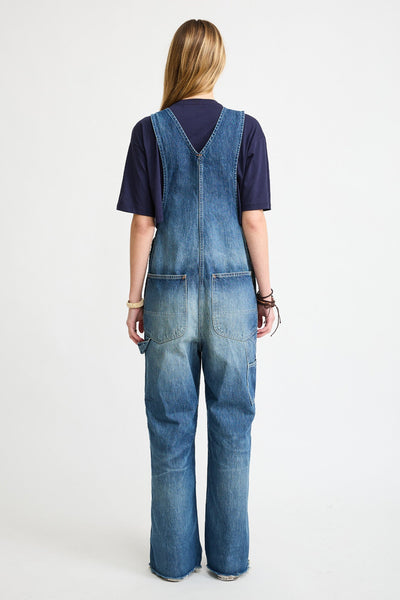 SLOUCH BIB OVERALL IN ESHER BLUE