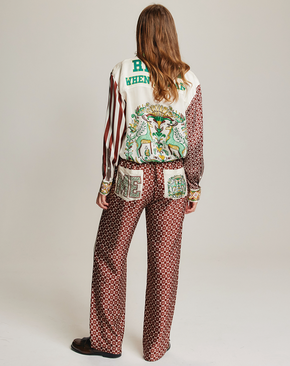 Me369 BAILEY STRAIGHT PANTS at Romi Boutique