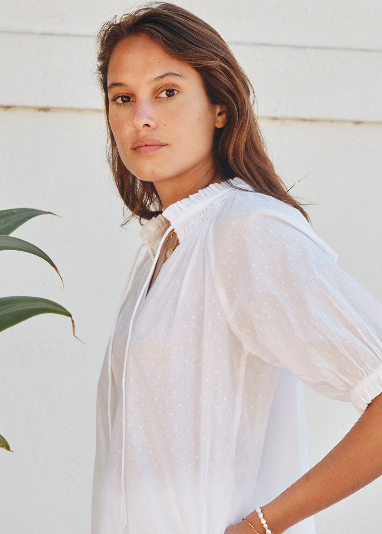 Mabe Lotta Short Sleeve Top at Romi Boutique