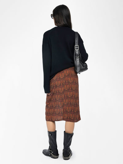 JULEN MIDI SKIRT IN BLACK