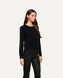 L'Agence Malone Cashmere Cardigan at Romi Boutique