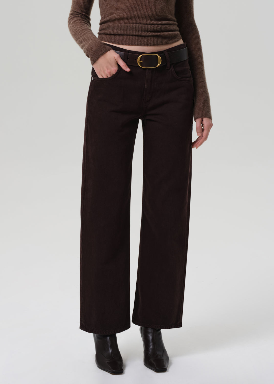 LINDZ LOW RISE EASY STRAIGHT IN CAROB
