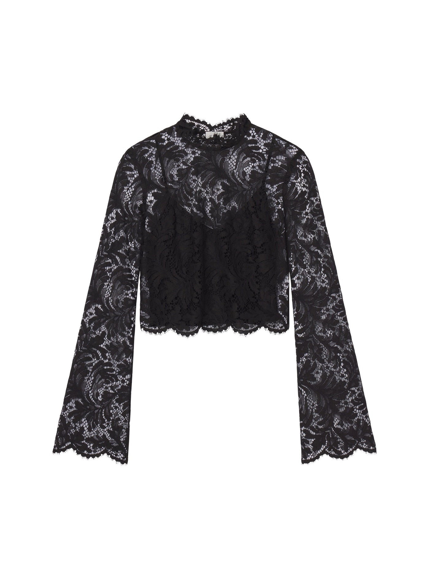 MARGOT LACE TOP IN BLACK