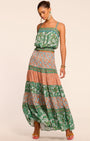 Ramy Brook MILEY SMOCKED SLEEVELESS CROP TOP at Romi Boutique