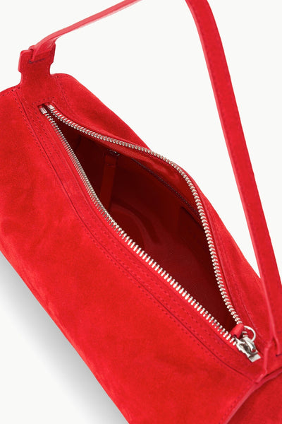 MINI TARU BAG IN RED ROSE SUEDE - Romi Boutique