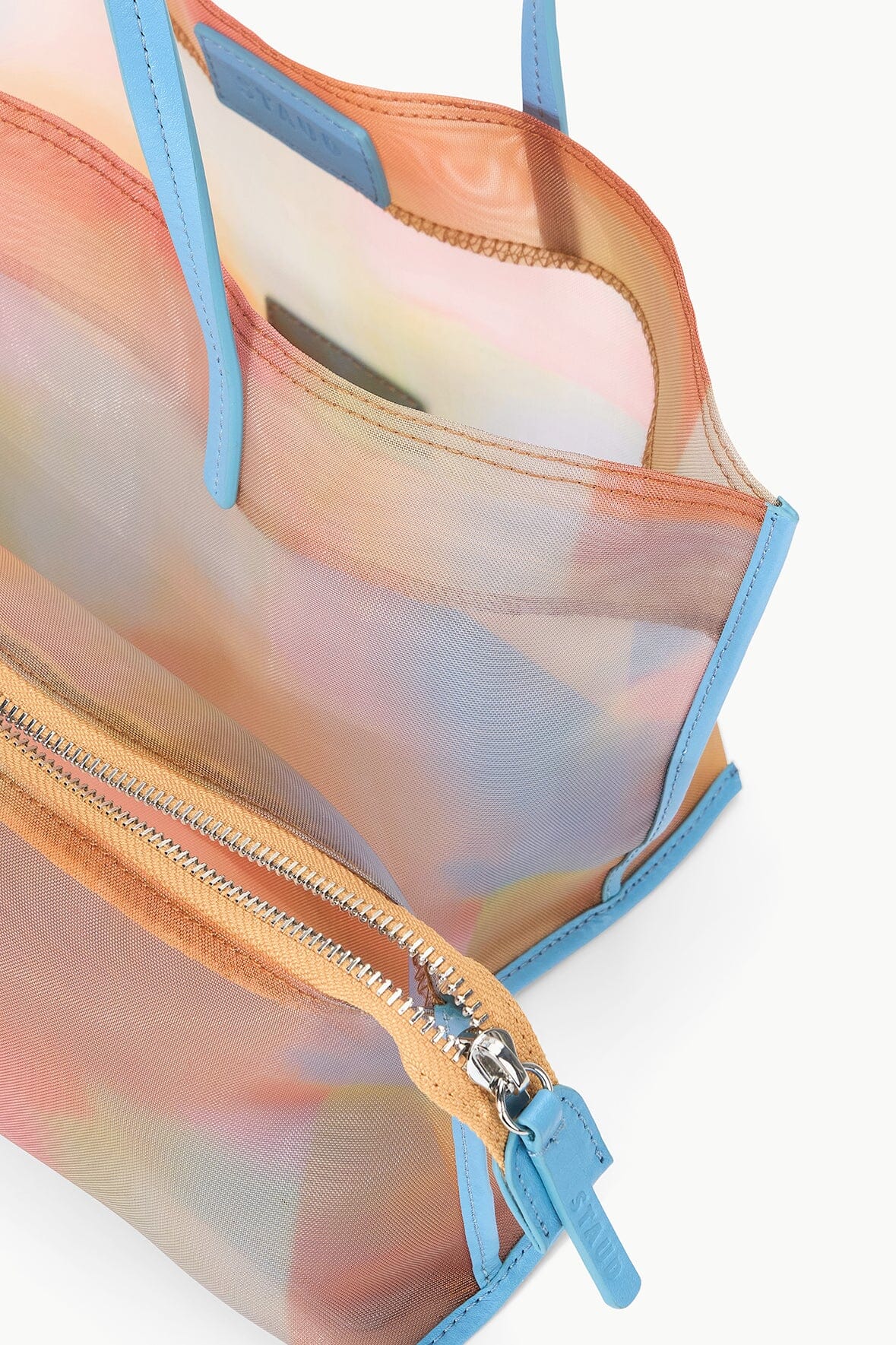 CHRISTOS MINI MESH TOTE IN PASTEL CLOUDS
